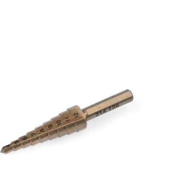 Сверло ступенчатое по металлу Дело Техники, 9 ступ., Ø4-12мм 216124