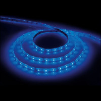 Cветодиодная LED лента 60SMD(2835)/м, 4.8 Вт/м, 5м, IP65, 12V, синий Feron LS604 27677