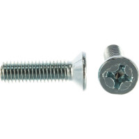Винт с потайной головкой DIN965 оцинкованный M8x30 мм, 8 шт в пакете Zitar 112243