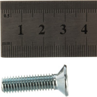 Винт с потайной головкой DIN965 оцинкованный M8x30 мм, 8 шт в пакете Zitar 112243