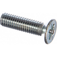 Винт с потайной головкой DIN965 оцинкованный M8x30 мм, 8 шт в пакете Zitar 112243