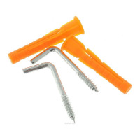 Шуруп-костыль 5x65 мм с универсальным дюбелем 8,0x51 мм, 2 шт в пакете Zitar 114325