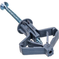 Дюбель бабочка для гипсокартона Tech-Krep/Zitar 10х50 с саморезом 4х60 40 шт- пакет 126702