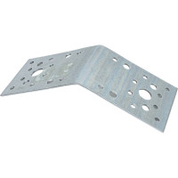 Уголок для стропильных соединений 135° оцинкованный 90x90x65x2,0 мм, накл. Zitar 124396