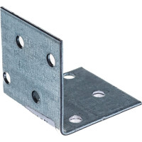 Уголок крепежный оцинкованный 40x40x40x2,0 мм, накл. Zitar 124402