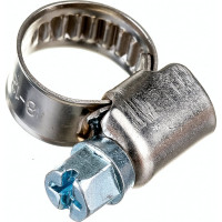 Обжимной хомут из нержавеющей стали 8x12 мм, 2 шт, ярлык Zitar 104041