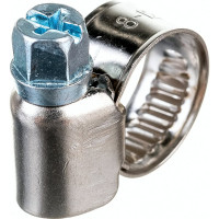 Обжимной хомут из нержавеющей стали 8x12 мм, 2 шт, ярлык Zitar 104041