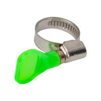 Хомут обжимной из нержавеющей стали с бабочкой, 12-22 мм, 1 шт на ярлыке Zitar 112844