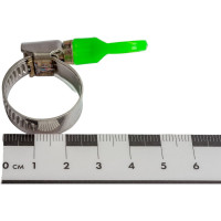 Хомут обжимной из нержавеющей стали с бабочкой, 12-22 мм, 1 шт на ярлыке Zitar 112844