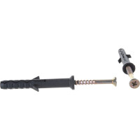 Дюбель-гвоздь Качественный КРЕПЕЖ 8х60 мм потайной бортик 180 шт 2000621 КЧ