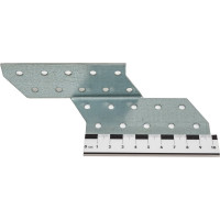 Держатель балки левый оцинкованный 170x40x40x2,0 мм, накл. Zitar 124422