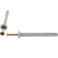 Дюбель-гвоздь Tech-Krep 6х60 грибовидная манжета, полипропилен 14 шт - пакет 102946