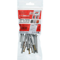 Дюбель-гвоздь Tech-Krep 6х60 грибовидная манжета, полипропилен 14 шт - пакет 102946