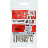 Дюбель-гвоздь Tech-Krep 6х60 потайная манжета, полипропилен 14 шт - пакет 102944