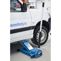 Домкрат Trommelberg (подкатной, гаражный, высота подъема 90/550 мм, нагрузка 3.5 т, 2 цилиндра, кардан) XRD0337L