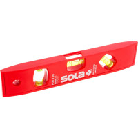 Пластиковый магнитный уровень, L=20 см, 3 глазка SOLA PTМ 5 01430601