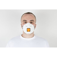 Респиратор с клапаном Jeta Safety, FFP2 NR D, трехпанельный JM-9322