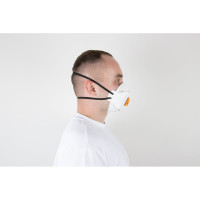 Респиратор с клапаном Jeta Safety, FFP2 NR D, трехпанельный JM-9322