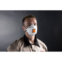 Респиратор с клапаном Jeta Safety, FFP2 NR D, трехпанельный JM-9322