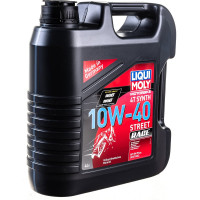 Синтетическое моторное масло для 4-тактных мотоциклов 4л LIQUI MOLY Motorbike 4T Synth Street Race 10W-40 SN MA2 20754