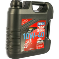 Синтетическое моторное масло для 4-тактных мотоциклов 4л LIQUI MOLY Motorbike 4T Synth Street Race 10W-40 SN MA2 20754
