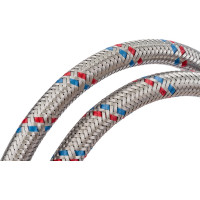 Гибкая подводка для смесителя, (оплетка нерж.сталь)1/2", вр/нр м10, 60см (пара) ELKA 694687891806 EL.LK.103.31.0060