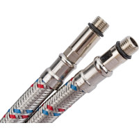 Гибкая подводка для смесителя, (оплетка нерж.сталь)1/2", вр/нр м10, 60см (пара) ELKA 694687891806 EL.LK.103.31.0060