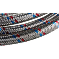 Гибкая подводка для смесителя ELKA (оплетка нерж.сталь)1/2", вр/нр м10, 120см EL.LK.103.31.0120