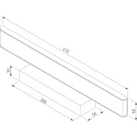 Настенный светодиодный светильник Elektrostandard MRL LED 16W 1009 IP20 Sankara LED белая a038372