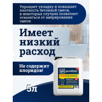 Суперпластификатор для бетонов и растворов Goodhim InterPlast АТ - 5л 92817