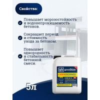 Суперпластификатор для бетонов и растворов Goodhim InterPlast АТ - 5л 92817