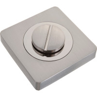 Квадратная завертка к ручкам Ренц никель матовый / никель блестящий INBK 02 SN/NP
