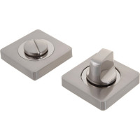 Квадратная завертка к ручкам Ренц никель матовый / никель блестящий INBK 02 SN/NP