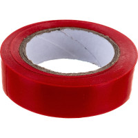 Изолента Volsten V02-7R-13х15-10 0,13х15 мм, красная, 10 метров 10284