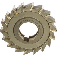 Фреза дисковая 3-х сторонняя ООО "ТМТ ГРУПП" 80х12х27 Z=18 Р6М5 138679