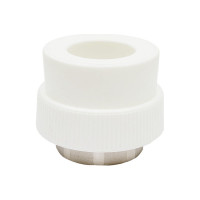 Комбинированная муфта под ключ PRO AQUA PP-R ВР белая d-50 мм 2" PA22523Pb