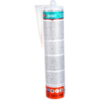 Огнестойкий акриловый герметик Akfix AC607 белый, 310 мл AA701