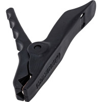 Зажим Крокодил АВТОЭЛЕКТРИКА Т-21 черный, длина 165мм, медная вставка,ток 600А 1шт. 47