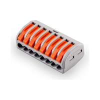 Cтроительно-монтажные клеммы STEKKER LD222-418 8-проводные 5 шт 32423