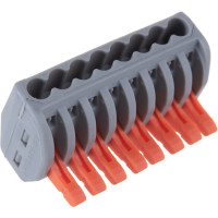 Cтроительно-монтажные клеммы STEKKER LD222-418 8-проводные 5 шт 32423