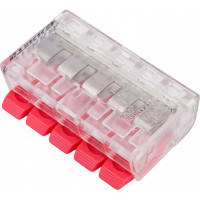 Универсальная компактная клемма STEKKER 5-проводная STEKKER, LD221-415 (5 штук в упаковке) 32419