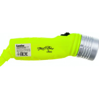 Фонарь Camelion LED51534, желтый, LED 3W SEOUL глуб 30м, 4xLR6, дайв, пласт+алюм., блистер 13360
