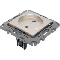 Розетка ЭРА 12-2105-04 2P, 16A-250В, IP20, шампань Б0018257