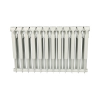 Биметаллический радиатор ROMMER Optima BM 500 12 секций RAL9016 89574