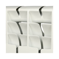 Биметаллический радиатор ROMMER Optima BM 500 12 секций RAL9016 89574
