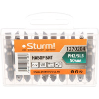 Биты двусторонние (10 шт; PH2/SL5; 65 мм) Sturm 1270204