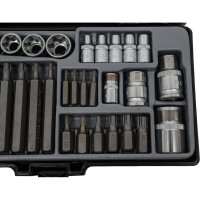 Набор бит TORX и коротких головок 35 шт. FORCE 4352