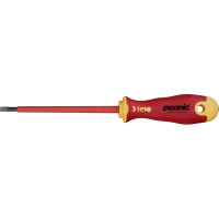 Диэлектрическая отвертка Felo Ergonic 5,5х1,0х125 плоская шлицевая 41305590