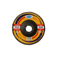 Круг лепестковый торцевой КЛТ1 (125х22 мм; ZK40 38А 40/Р40) Tsunami D961000LZK12540