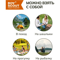 Складной пластиковый стакан BOYSCOUT 200 мл 61132